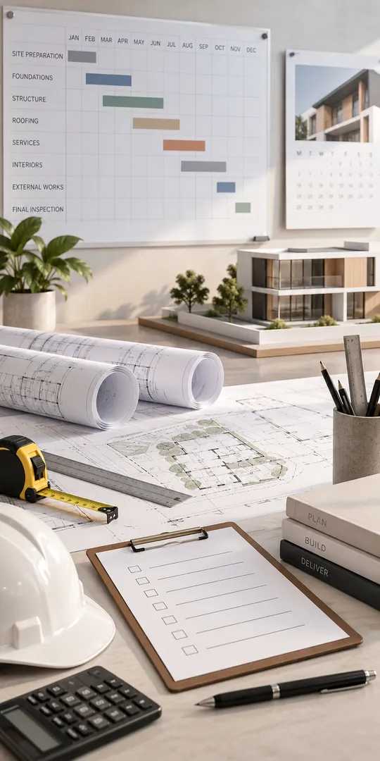 Construction drawings and planning documents