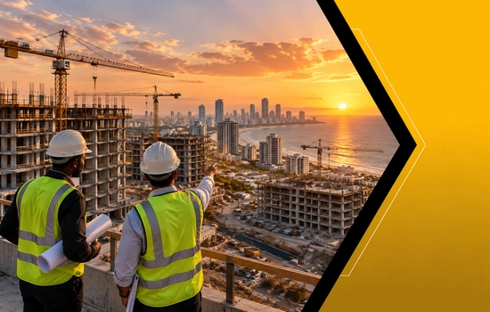 Property development construction in Durban, KwaZulu-Natal