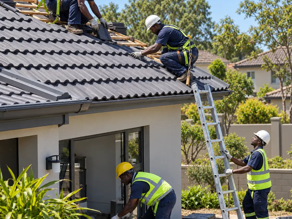 Roof installation work in Durban, KwaZulu-Natal